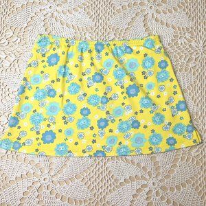 Lilly Pulitzer Girls 14 Years Cuba Libre Floral Lion Print Swim Sports Skirt